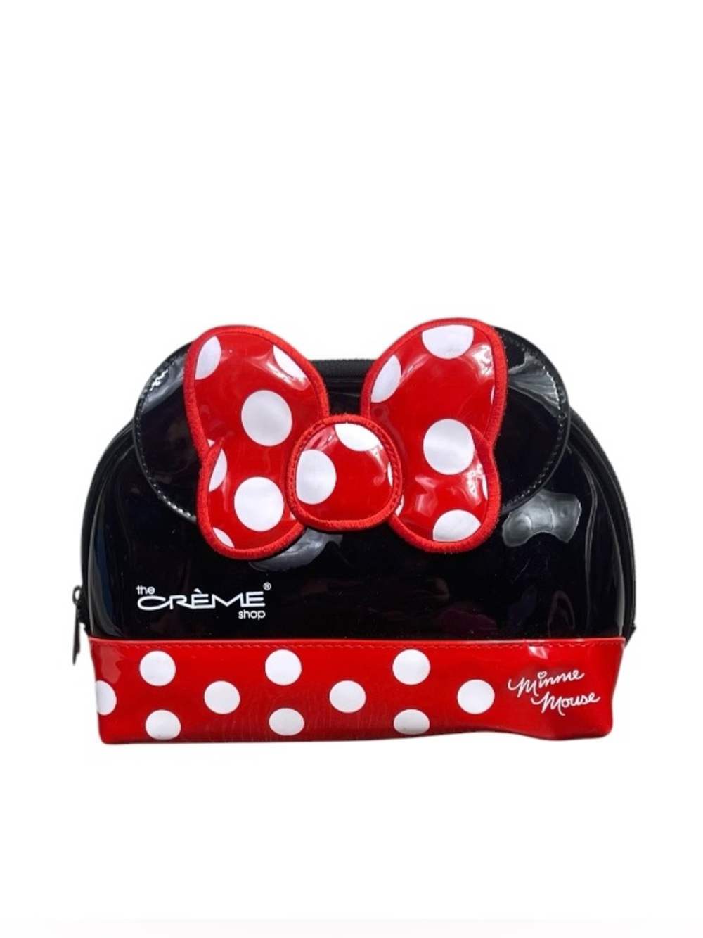 The Crème Shop + Disney Red Polka Dot Bow Cosmetic Bag